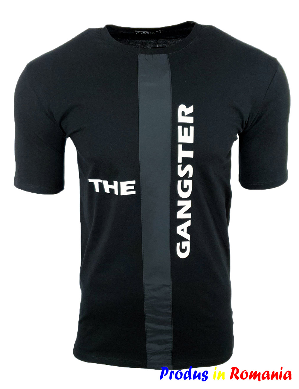 Tricou The Gangster din Bumbac si Fas – DST485 (S,M) –