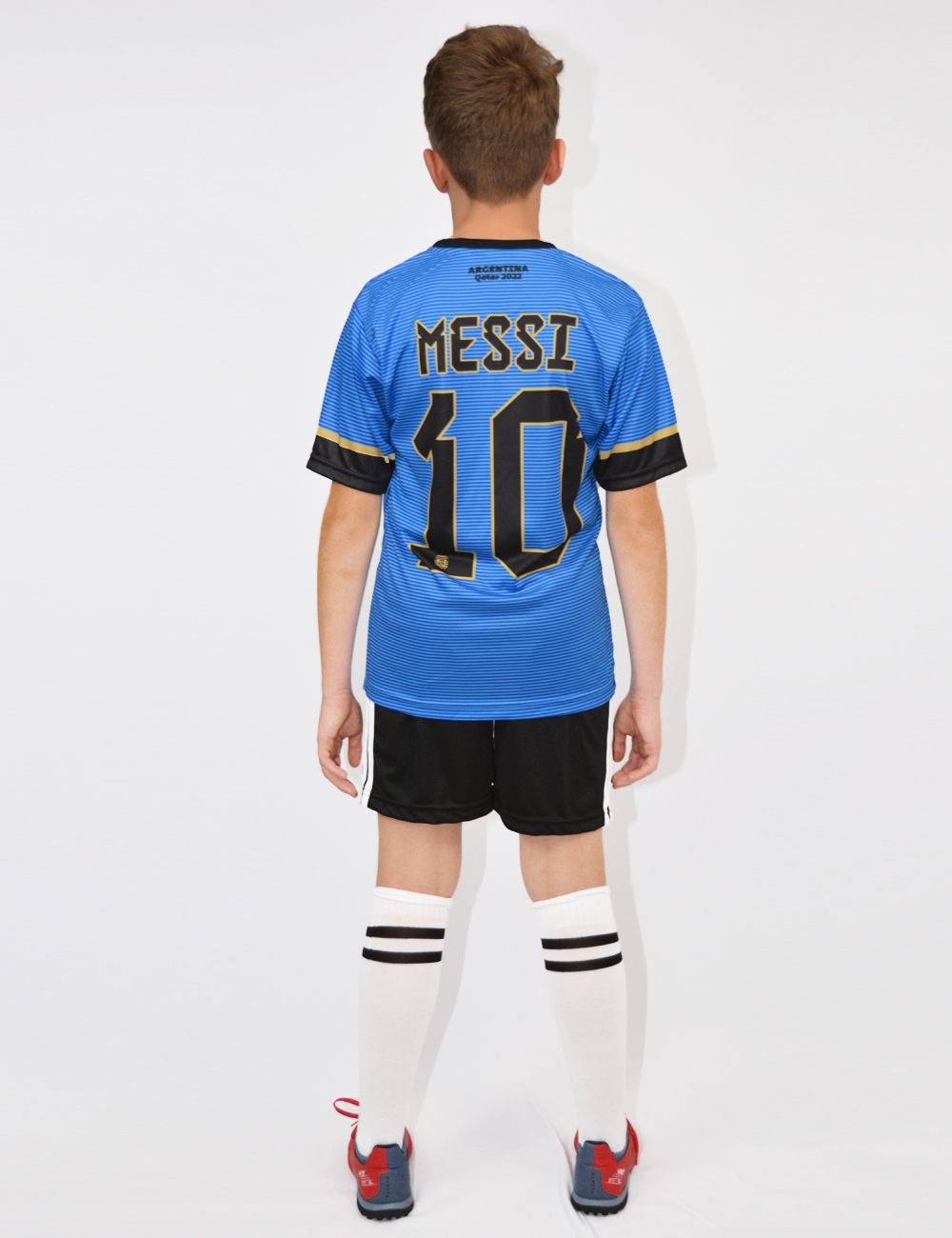 Echipament Messi Editie Limitata M3 (116,128,176) – Galben Neon, 140 (35-42 Kg)