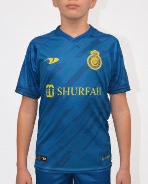 Tricou Adulti Al Nassr Ronaldo Albastru – (S,L,XL) –
